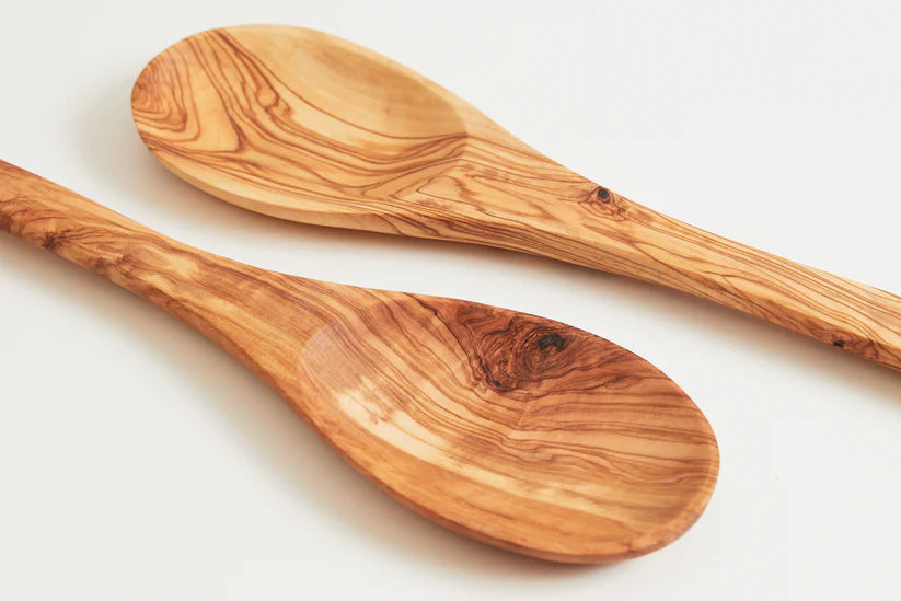Polenta Spoon Crafted from Italian Olivewood