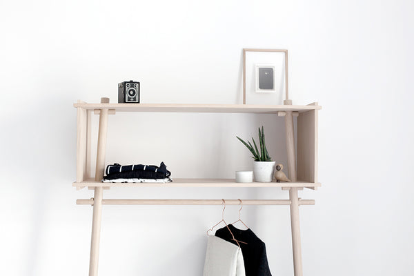 woud scandinavian clothes rack