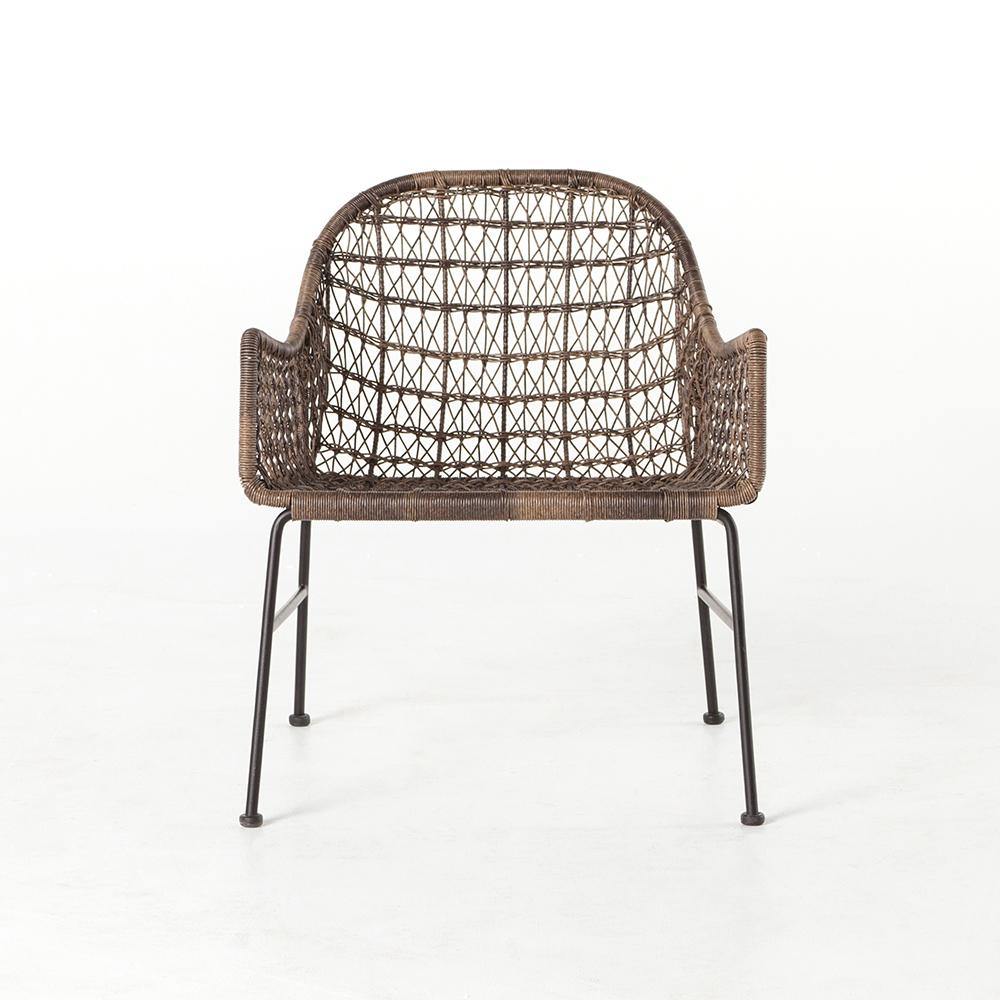 woven club chair