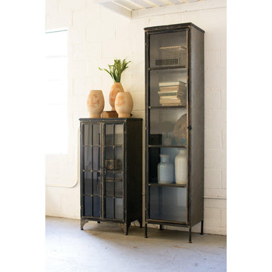 Iron and Glass Apothecary Buffet