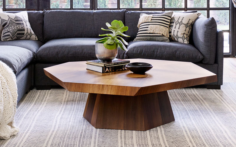 four hands wooden coffee tables