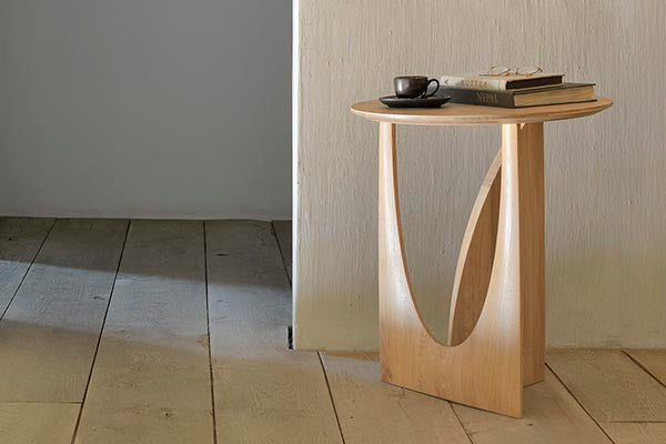 organic modern japandi table