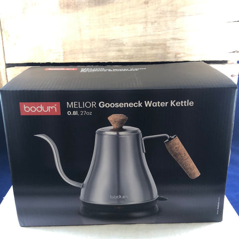 Bodum Bistro Gooseneck Stovetop Water Kettle, 34 Ounce Color: Black