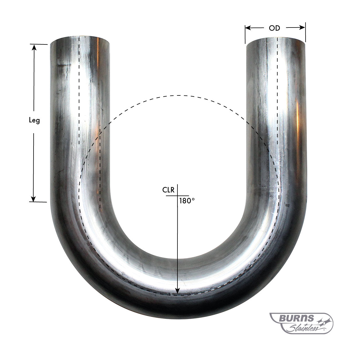 3 OD Stainless Steel Flex Pipe - 4 Length