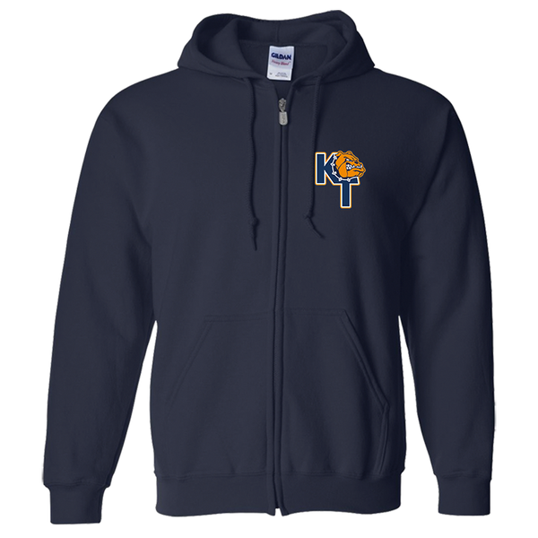 KIPP Tulsa Full Zip Sweatshirt - Navy – SomethingInked Uniforms