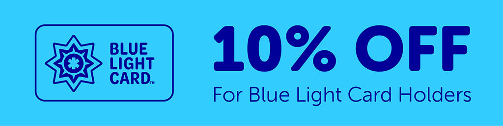 Blue light discount 10% off