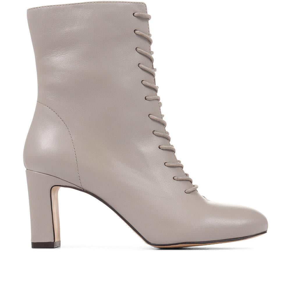 Lenore Heeled Leather Ankle Boots (LENORE) by Jones Bootmaker