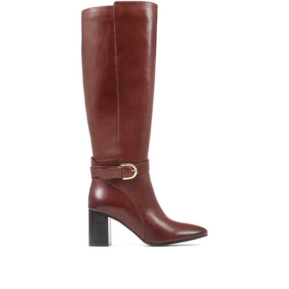 Giovana Leather Knee High Boots (GIOVANA) by Jones Bootmaker