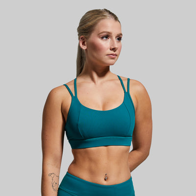 Your Go To Sports Bra (Navy Blue) – Born Primitive