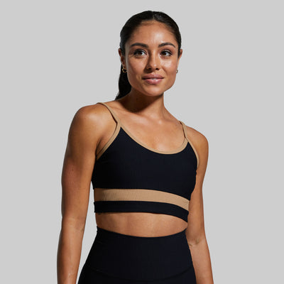 born primitive warrior sports bra navy blue