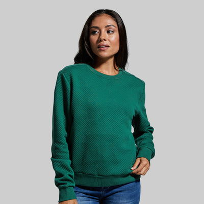 Women's Waffle Crew Neck Sweatshirt | Born Primitive Waffle Top