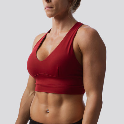 AFRICA By SooFire Sports bra (Red-Orange/Brown)