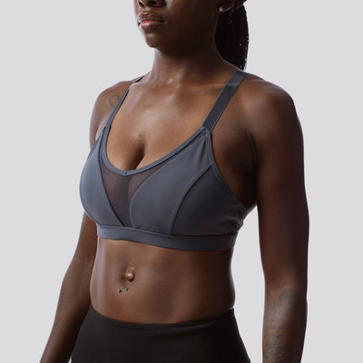 X-Factor Sports Bra (Brand Strength-White)