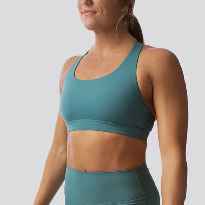 Women's Essentials Sports Bra, Energy Green