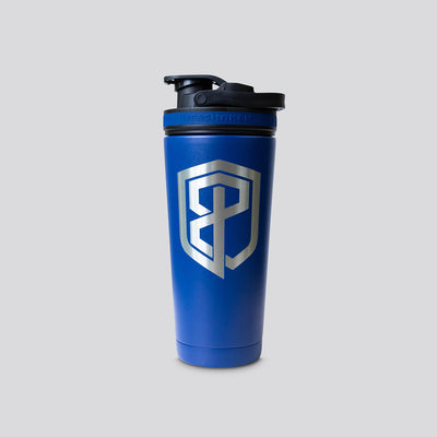 Ice Shaker 26 oz Navy Shaker Bottle