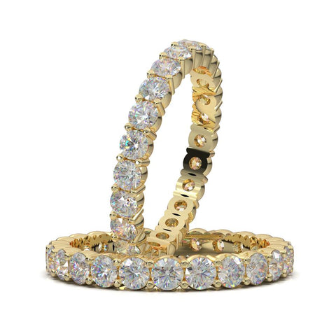 Yellow Gold Eternity Band