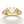 Home Try On--Yellow Gold Floral Split Shank Flower Ring