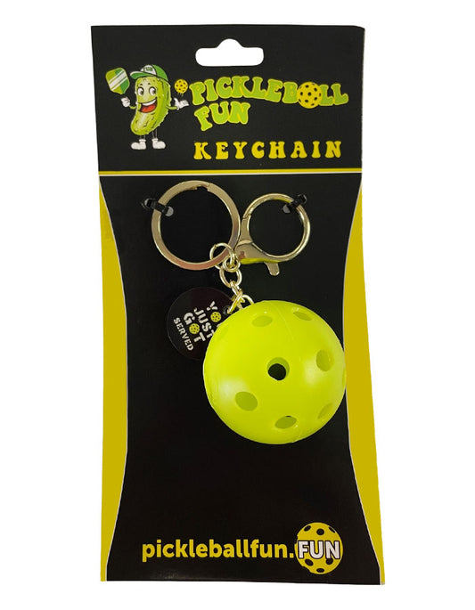 Pickleball Paddle Keychain Dink Responsibly