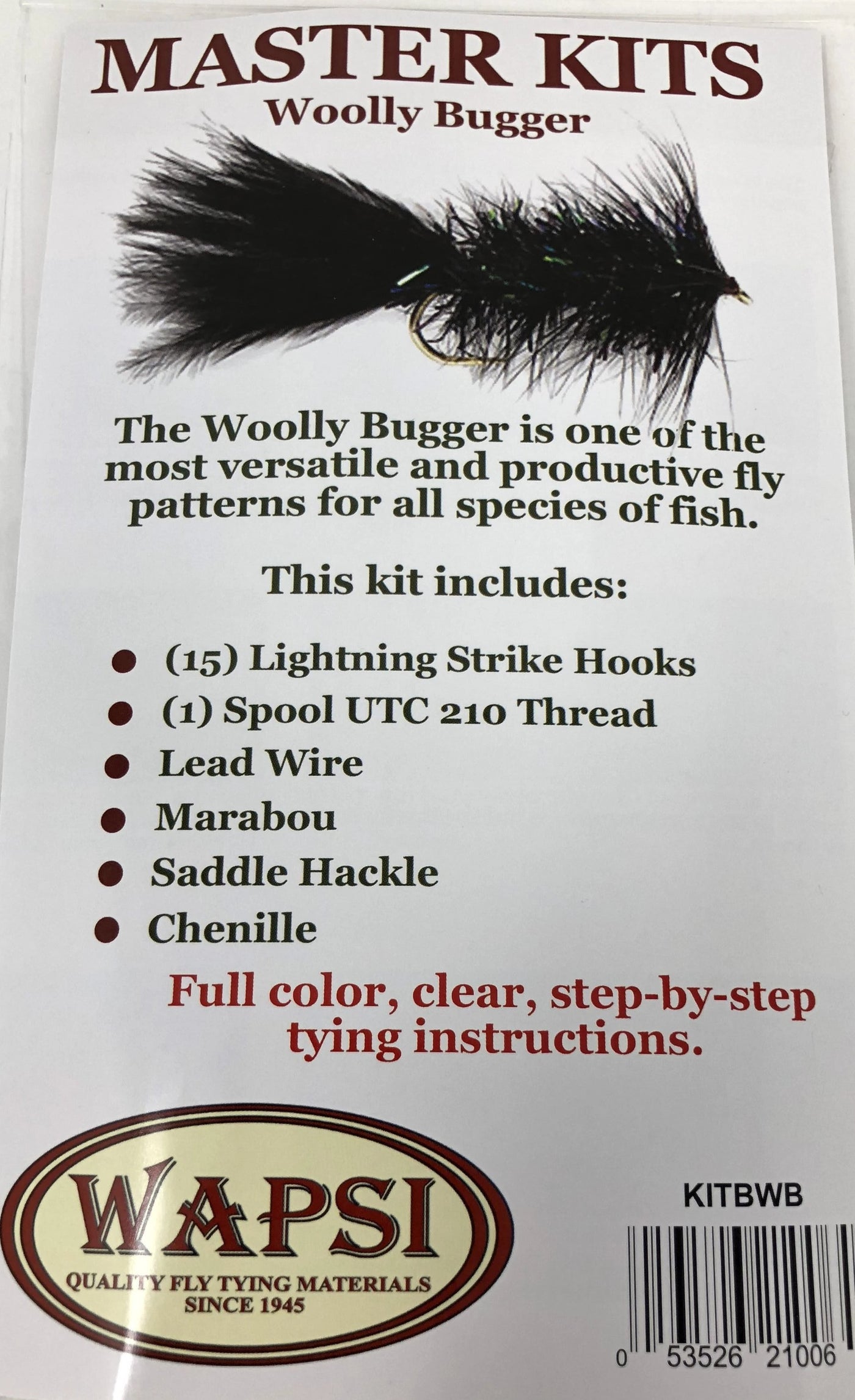 Wapsi Wooly Bugger Master Fly Tying Kit – White Water Outfitters