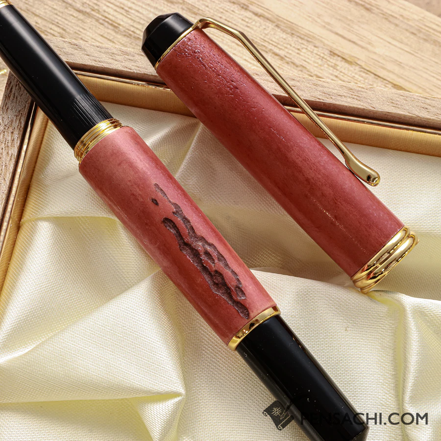 Kuretake Sable Hair Fountain Brush Pen No.50 - Red Tortoiseshell