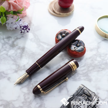 PILOT Custom 743 Fountain Pen - Deep Red - PenSachi Japanese Limited Fountain Pen