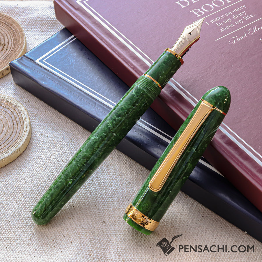 PLATINUM #3776 Century Celluloid Fountain Pen - Emerald | PenSachi