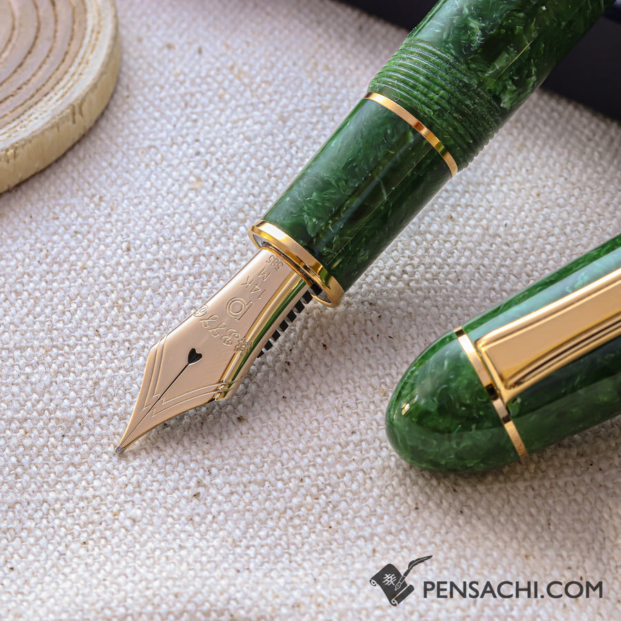 PLATINUM #3776 Century Celluloid Fountain Pen - Emerald | PenSachi