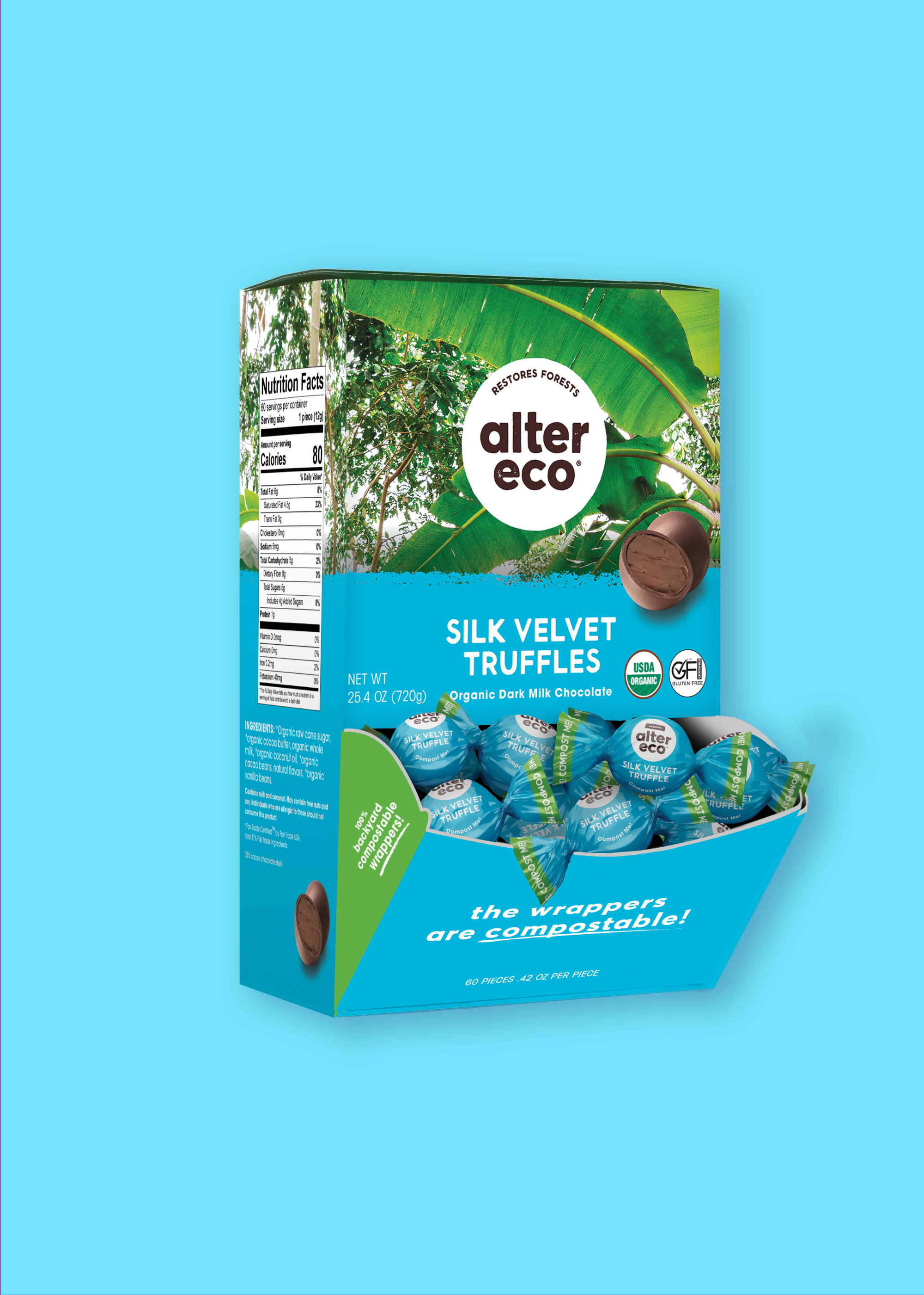 Silk Velvet Truffles (60 Piece) - Alter Eco Foods product image