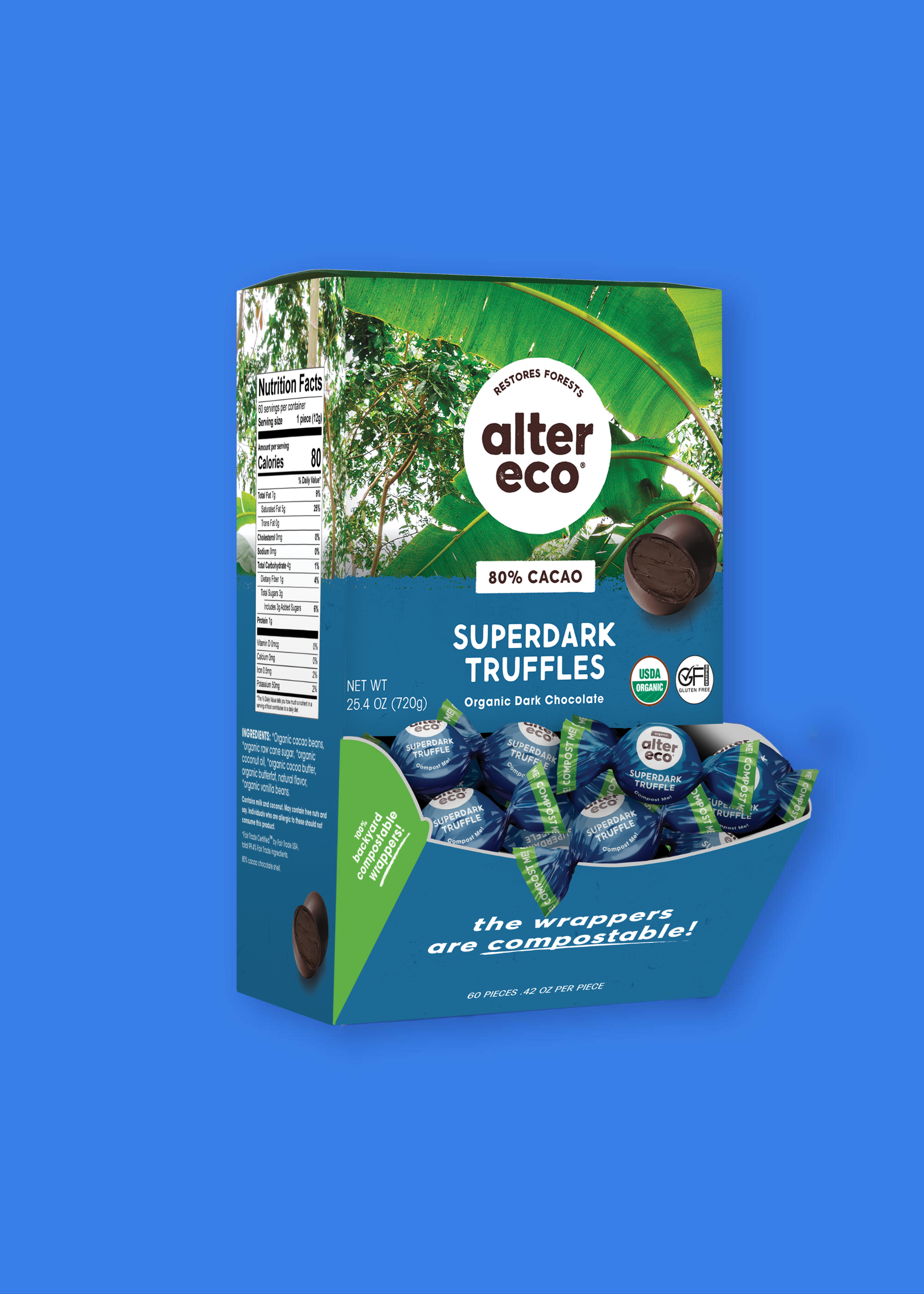 Superdark Truffles (60 piece) - Alter Eco Foods product image