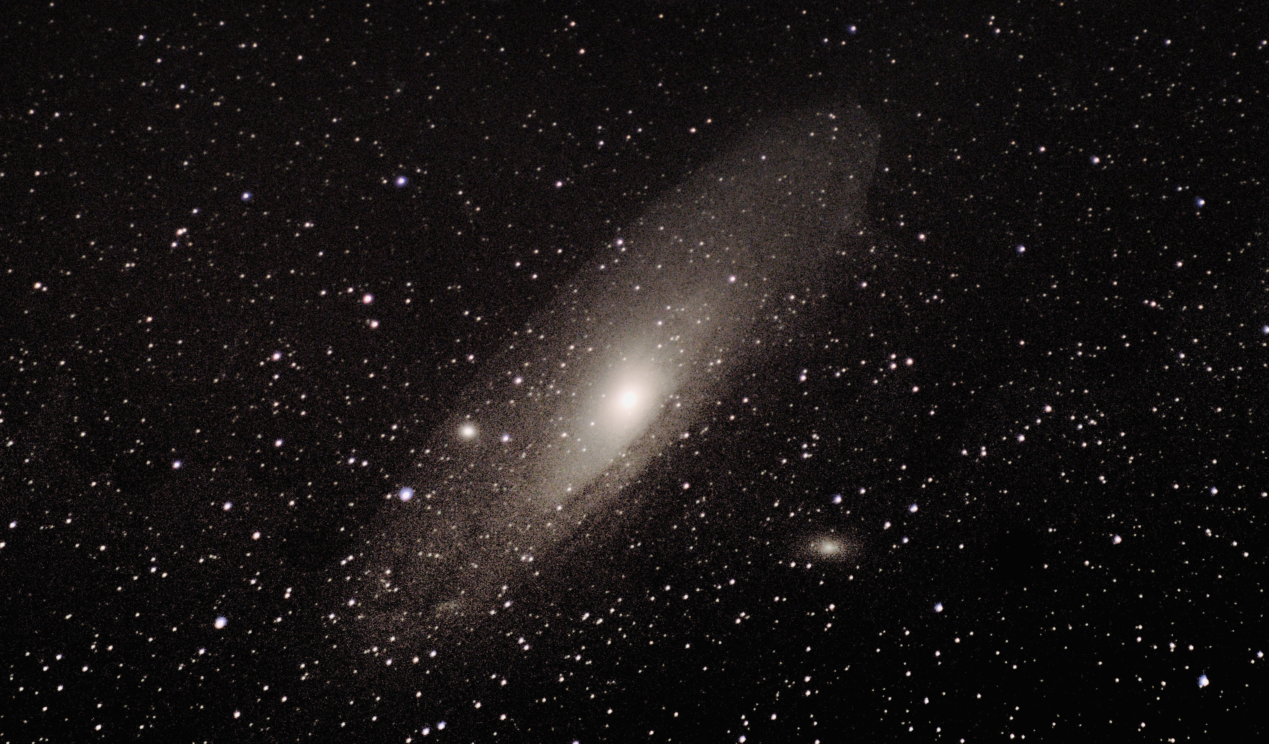 Andromeda Galaxy with the Nyx Tracker