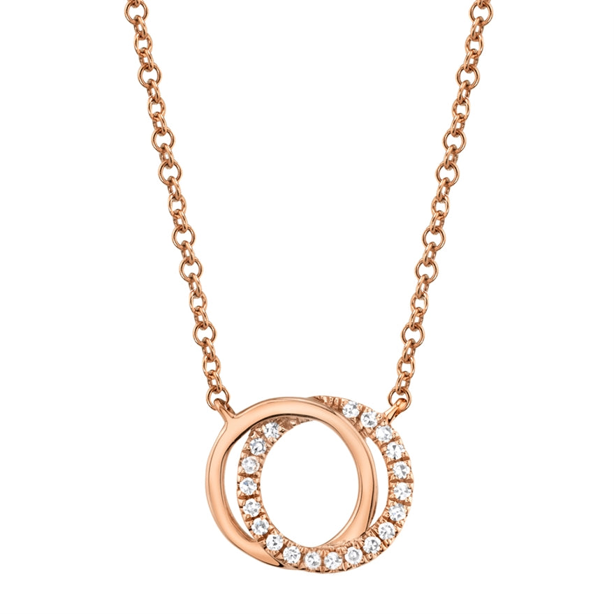 Love Knot Circle Necklace