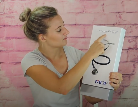 MDF 777 MD One Rose Gold Stethoscope Unboxing