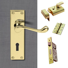 lever brass handle