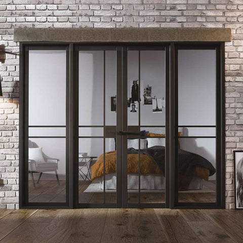 Black art deco with a contemporary touch room dividers - LPD - directdoors