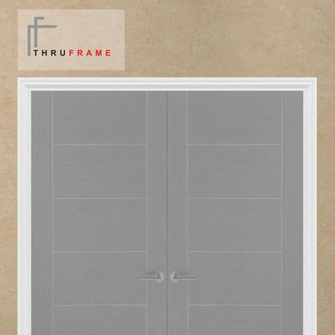 Thruframe Double Door Ogee White Primed Architrave Set
