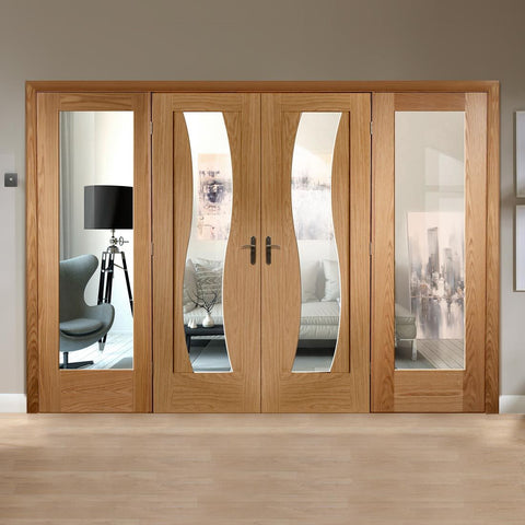 Easi-Frame Oak Room Divider