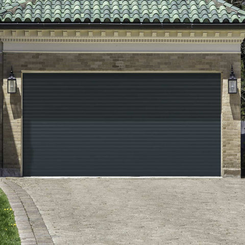 Gliderol Electric Insulated Roller Garage Door from 3051 to 3671mm Wide - Anthracite