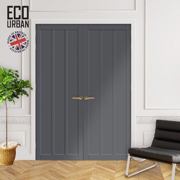 Melville 3 Panel Solid Wood Internal Door UK Made DD6409 - Eco-Urban®