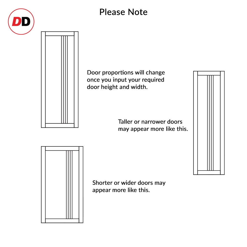 Handmade Eco-Urban Melville 3 Panel Single Absolute Evokit Pocket Door