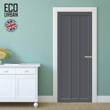 Melville 3 Panel Solid Wood Internal Door UK Made DD6409 - Eco-Urban®