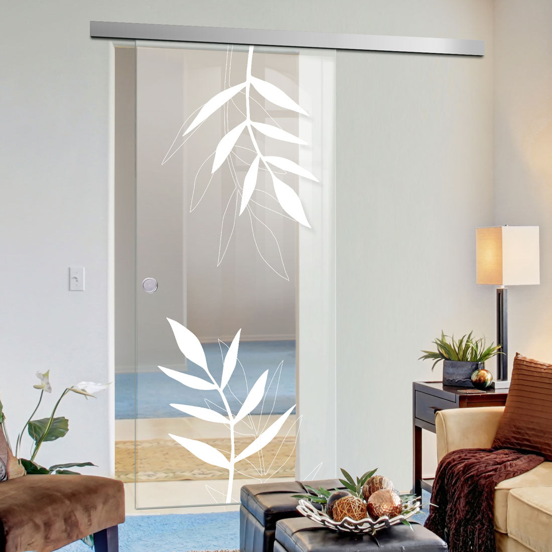 Leaf Print Glass Sliding Door Interior Modern Design Uk ?v=1611731655