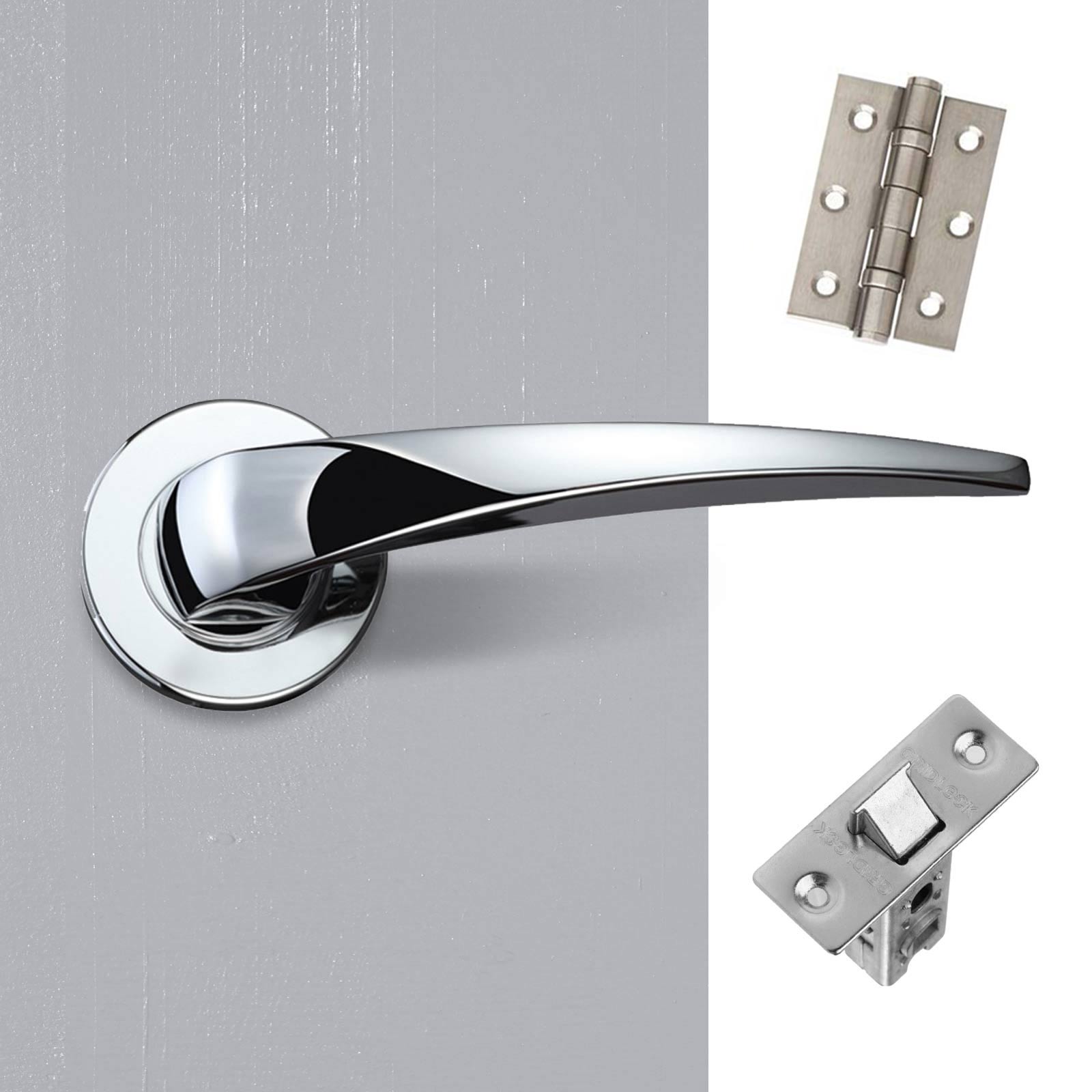 Orion Door Handle Pack Polished Chrome
