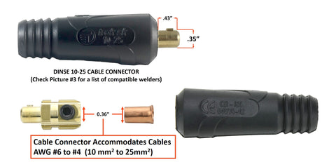 And welding connectors leads Welding Cable