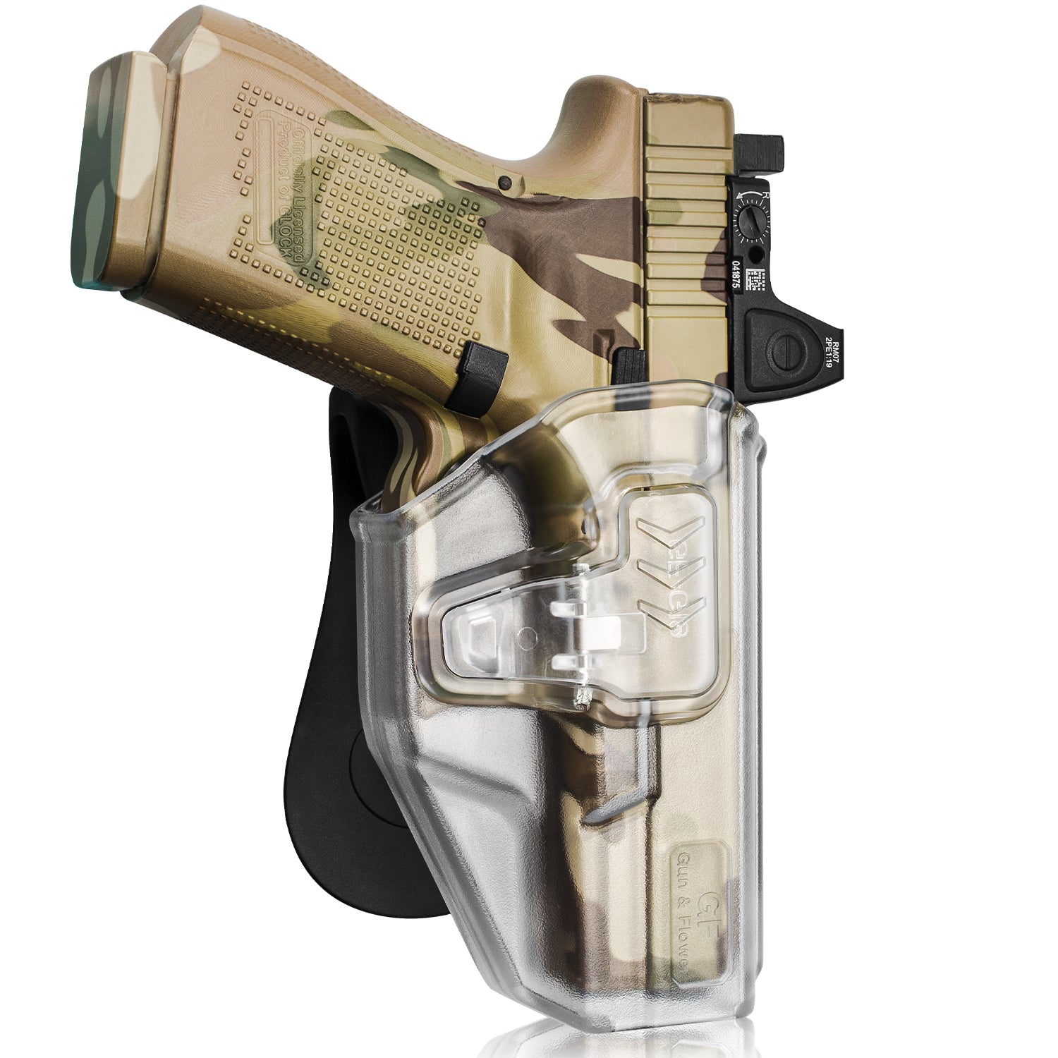 Gun&Flower Tactical Holster Drop Leg Holster for Glock 17/19/22/23