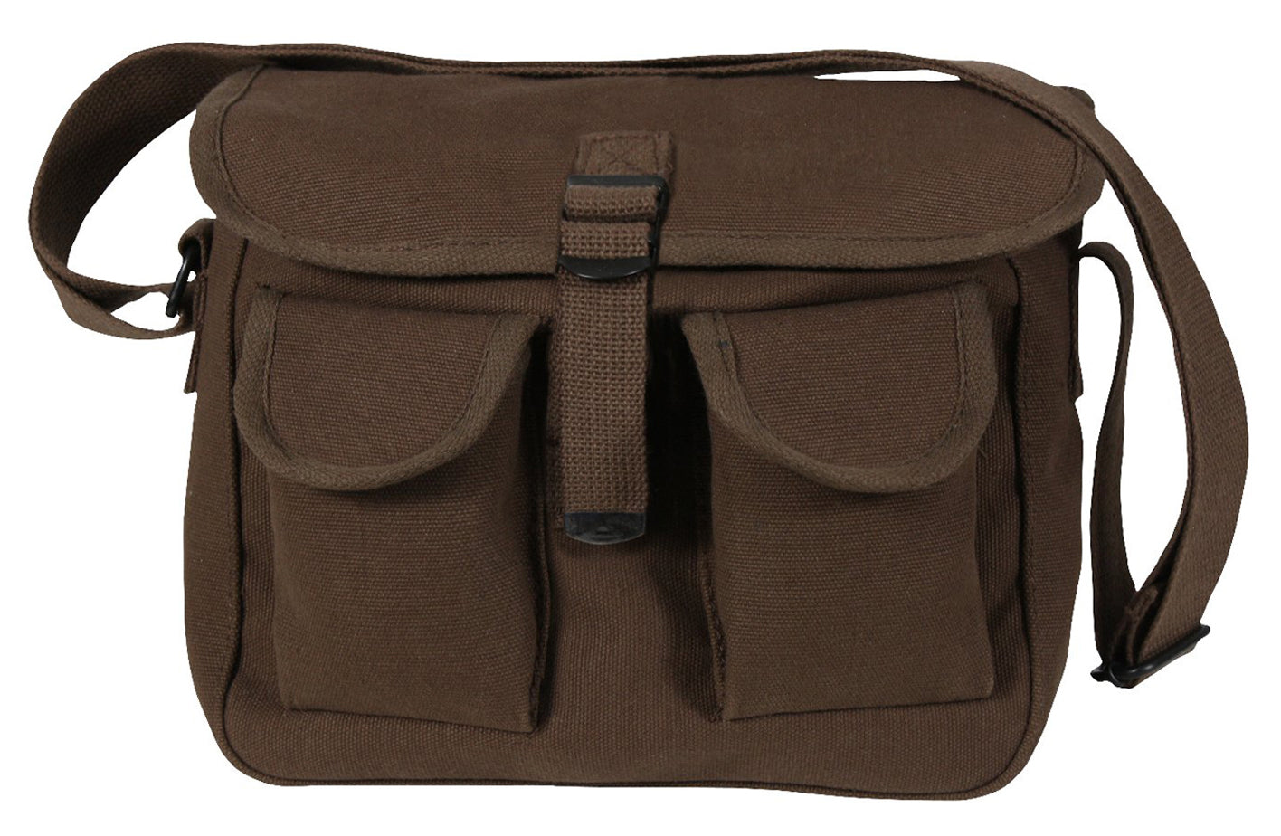 Rothco Heavyweight Canvas Classic Messenger Bag With Military Stencil