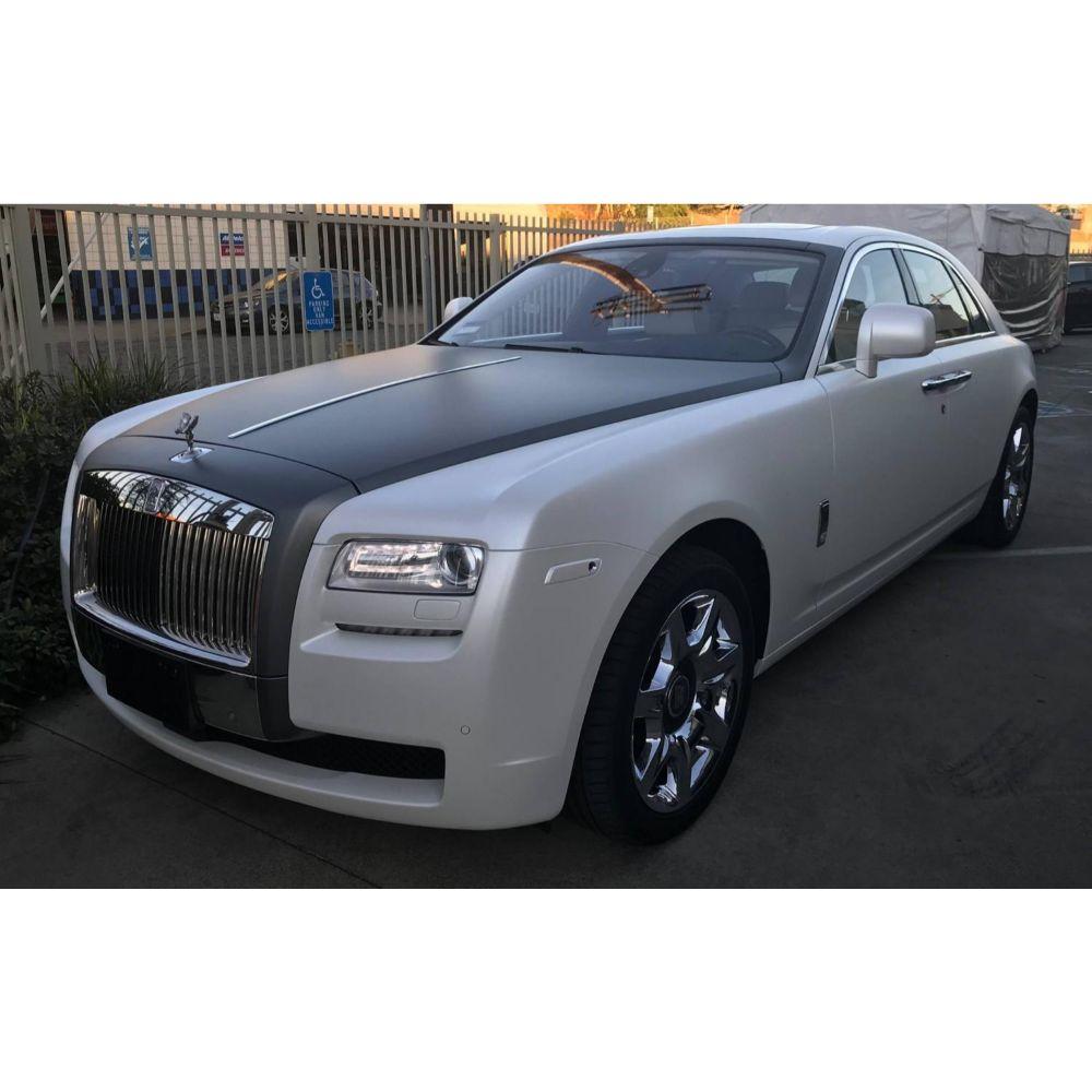 KPMF K75500 Matte Phantom Black Metallic Vinyl Wrap, K75528