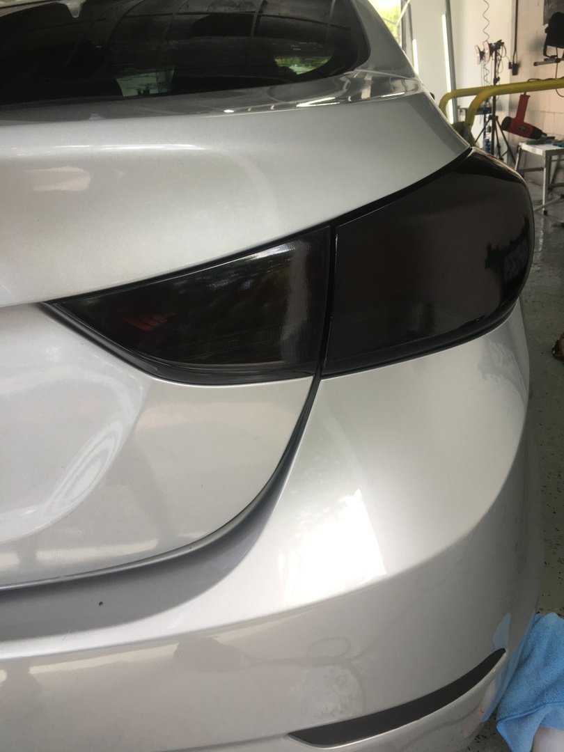 VVivid Vinyl Headlight Wrap Film AirTint Series [Sample 2.5in x 5in