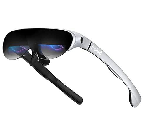 XREAL Air AR Glasses Smart Glasses with Massive 201 Micro-OLED Virtual  Theater, Gaming, Stream, Black 