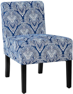 Fabric Accent Chair, Contemporary Leisure Side w/Thick Sponge Cushion