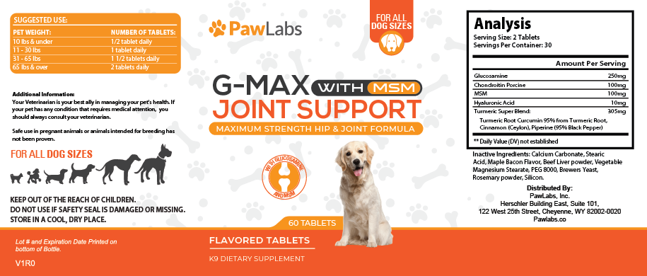 g max joint supplement